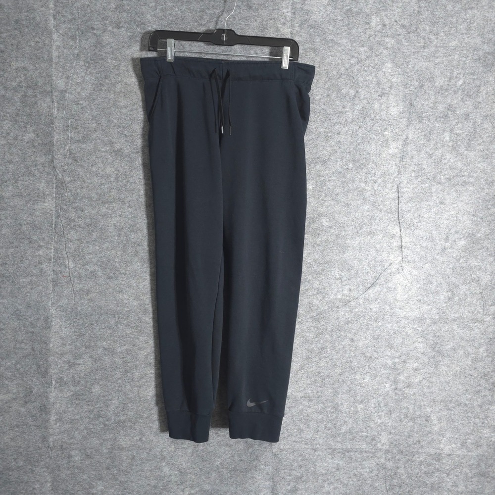 Nike Dri-FIT Training Pants Joggers Men Medium Gray Sweatpants Drawstring Sports